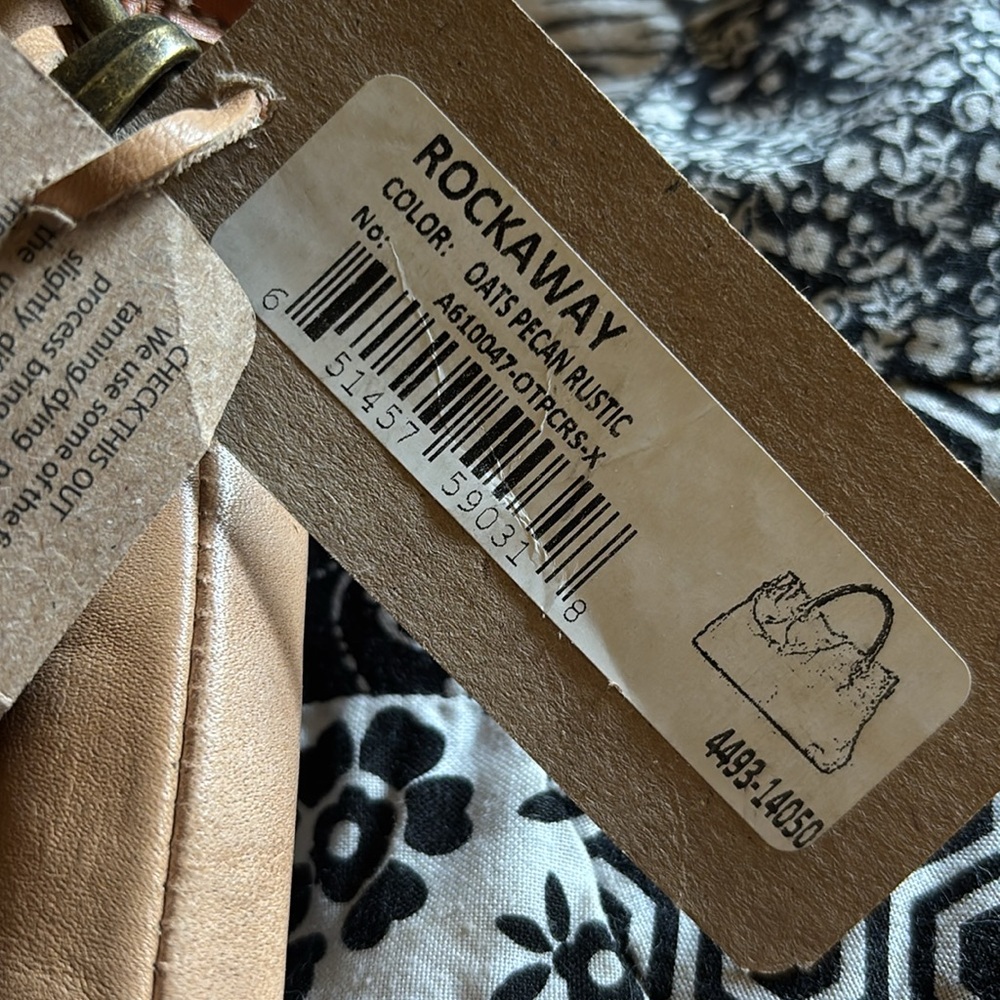 NWOT Bed Stu Rockaway Bag - Picture 3 of 3